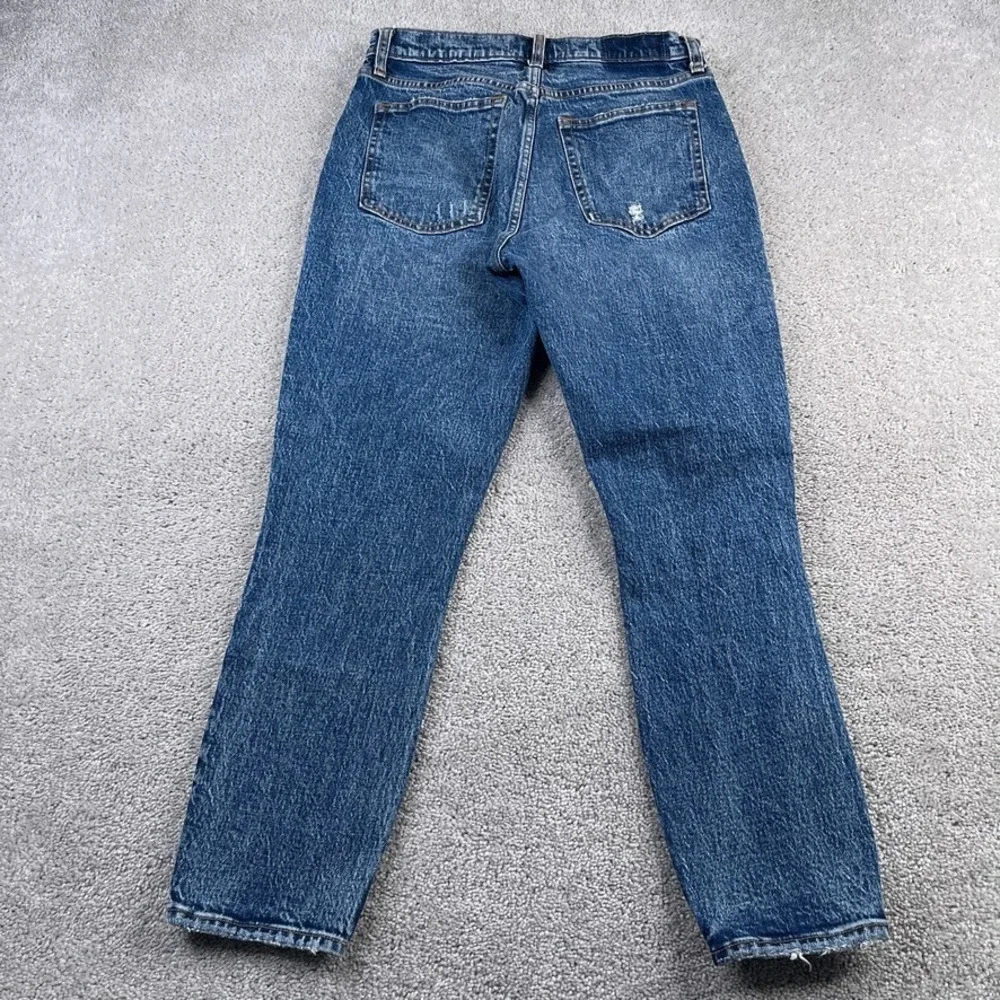 Abercrombie and Fitch‎ Jeans Womens 6 Short Blue Skinny High Rise Distressed
